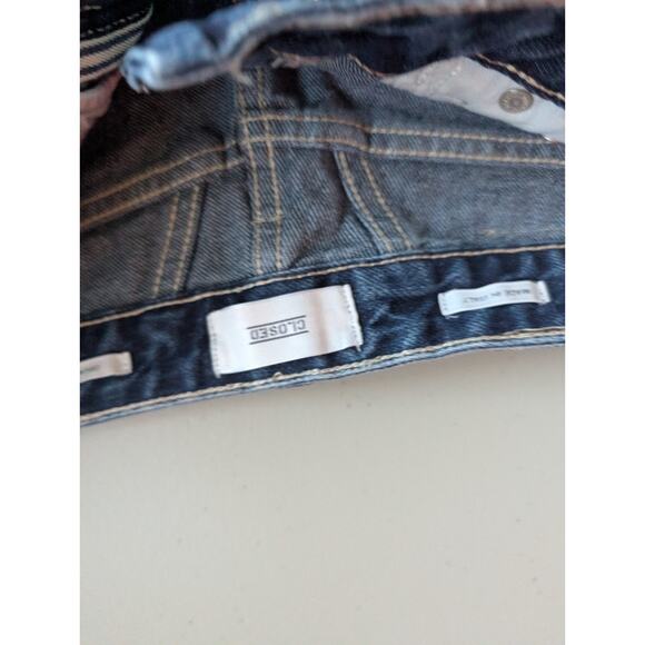NWT Closed Denim Briston Straight Leg Jeans Size 25 Dark Blue 2C437 - Picture 11 of 15